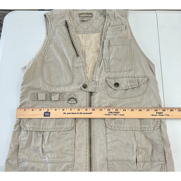 Royal Robbins Vintage 90s Hiking Safari Fishing Tan Vest Men's Size S Small - Picture 10 of 12